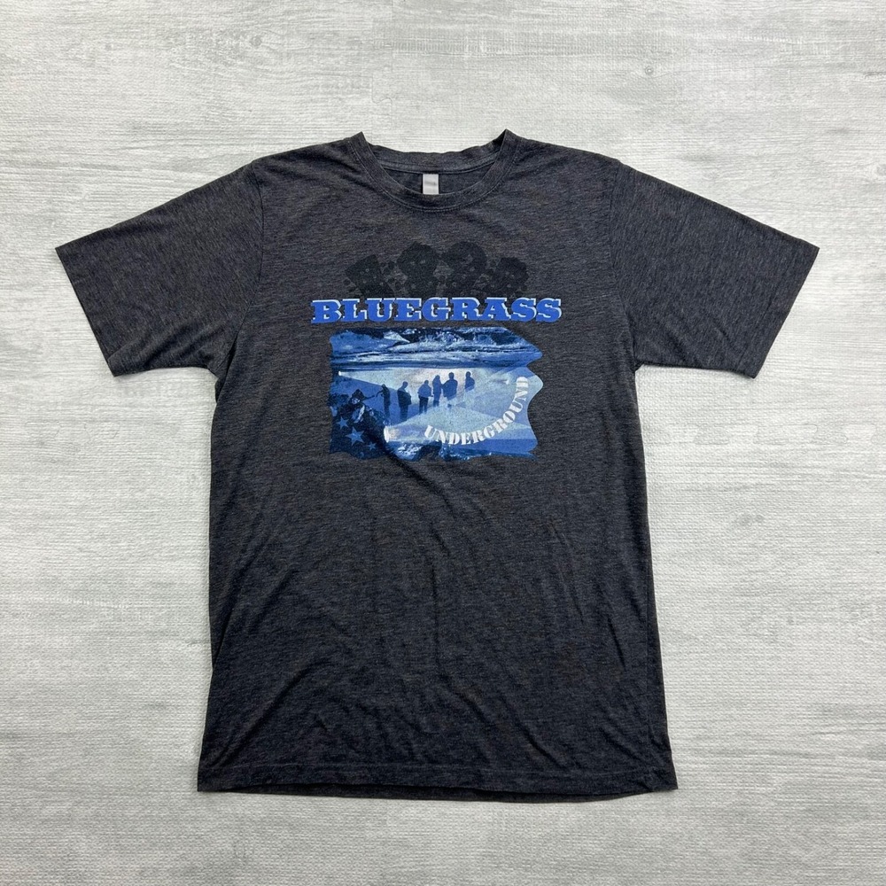 Bluegrass Underground Shirt Size Small Gray Season IV Concert TV Series Music